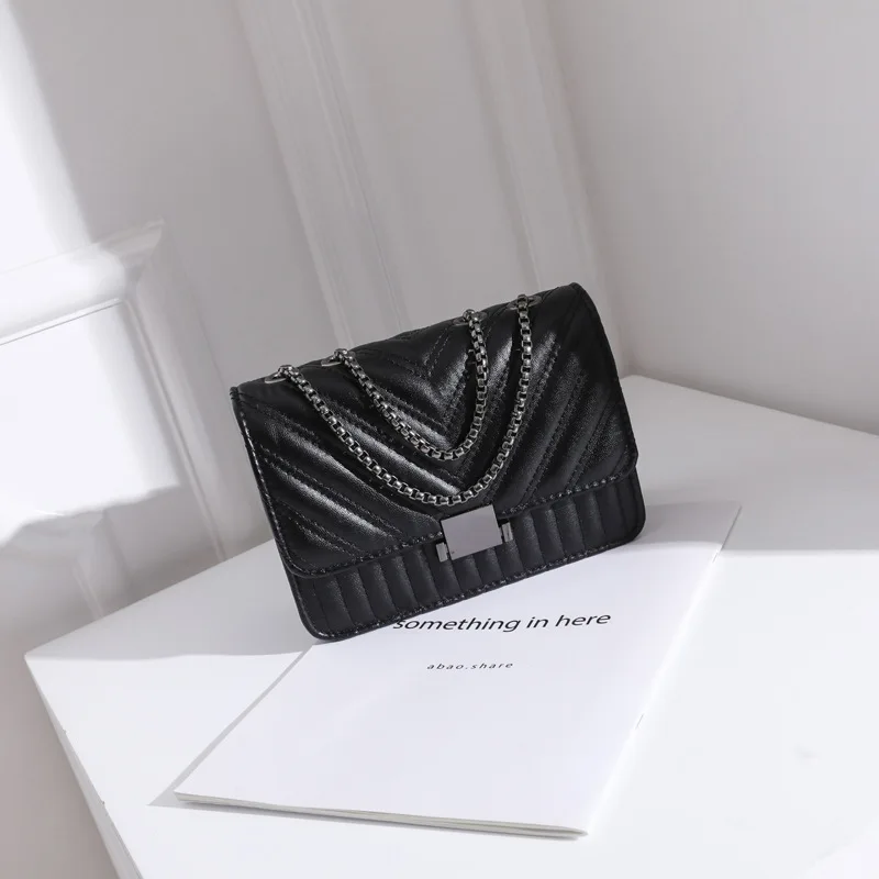 

Leather Luxury Handbags Women Bags Designer Vintage Chain Small Crossbody Bags For Women 2019 Handbags Sac A Main Clutch C815