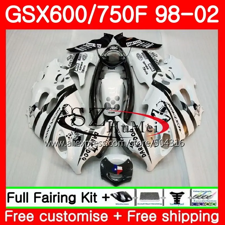 Корпус для SUZUKI KATANA GSX600F GSXF 600 750 28SH2 Scorpion blk GSXF600 98 99 00 01 02 GSXF750 1998 1999 2000 2001 2002