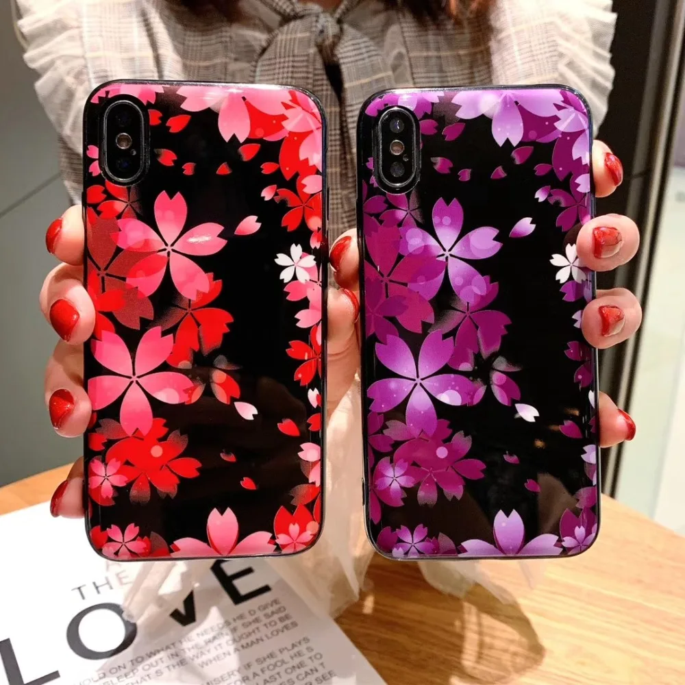 Японская Сакура чехол с цветами для huawei Honor 8X/10/10 Lite/10i/8C/8A твердая задняя крышка mate