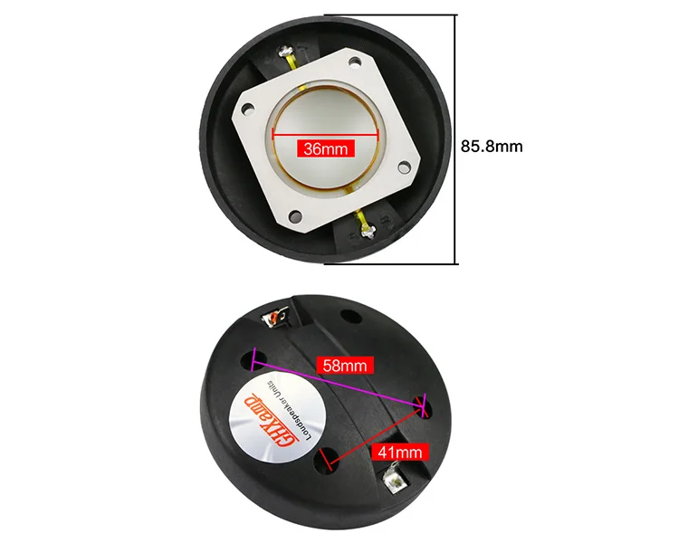 GHXAMP For B&C 36mm Voice Coil DE12-8 High-quality Smooth Sound Membrane Module T.D Treble 1BE34 imported repair flat wire 1PC