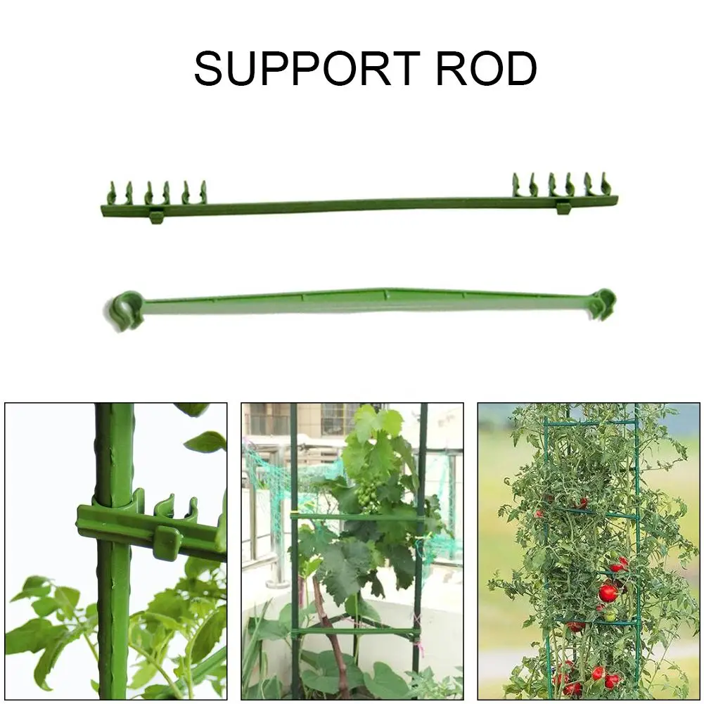 

Connecting Rod Bracket Gardening Bag Plastic Tube Cucumber Tomato Climbing Vine Support Rod Plastic Support Pillar Plant Set