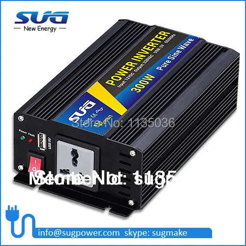 Pure sine wave inverter 300W 110VAC 100VAC 220VAC 230VAC 12VDC 24VDC CE ROHS Solar Inverter Power Car |