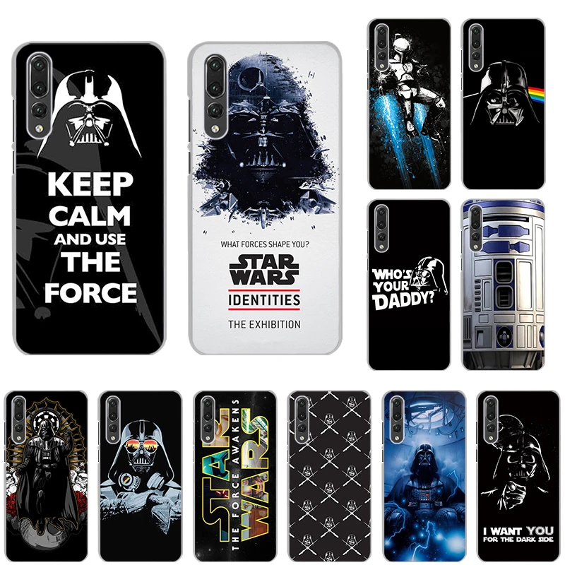 

Star wars logo darth vader Clear Cover Case for huawei P30 P30lite P30Pro P20 P20lite P20Pro P10plus P10lite Psmate2019 P9Plus