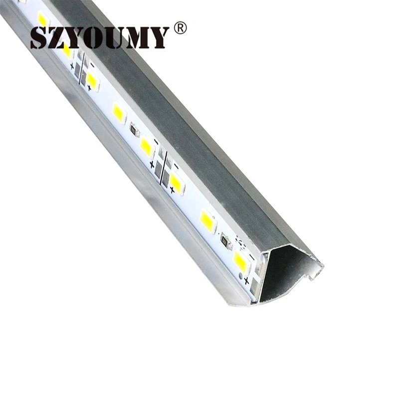 SZYOUMY Продвижение 300 шт. 5630 SMD светодиодный свет бар 36 светодиодный S 50 см шкафа светодиодный жесткой полосы DC12V витрина светодиодная твердая