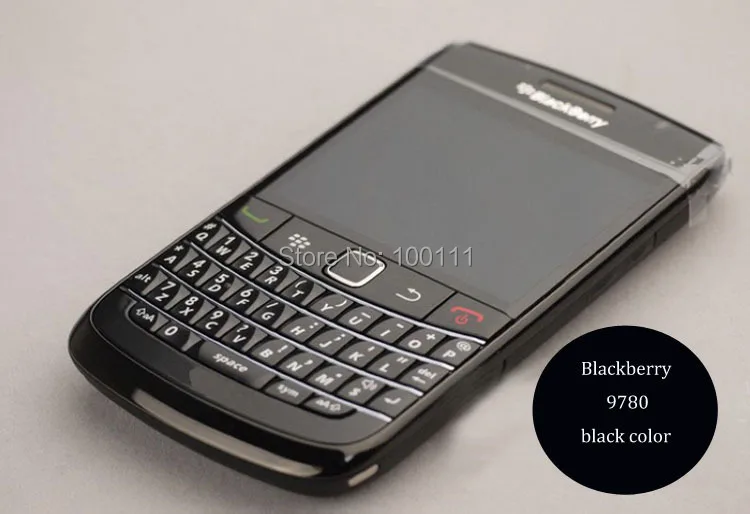 Восстановленный Blackberry 9780 Bold мобильный телефон разблокированный GSM/WCDMA QWERTY клавиатура 5MP камера