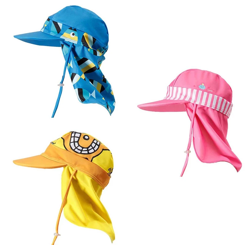 Sunshade Windproof Flap Hats With Chin Strap String Uv Protection Sun Cap Kids Sports Accessories For Beach Travel Swimming huismerk kopen in de aanbieding Sunshade Windproof Flap Hats With Chin Strap String Uv Protection Sun Cap Kids Sports Accessories For Beach Travel Swimming huismerk kopen in de aanbieding