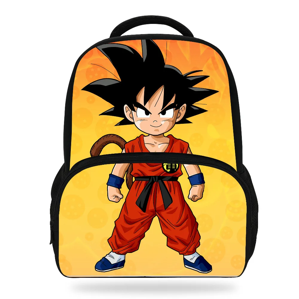 

14Inch Popluar Dragon Ball School Backpack For Children Cartoon Printed Bag For Kids Boys Girls