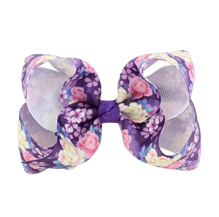 Peony ribbon hairbow5