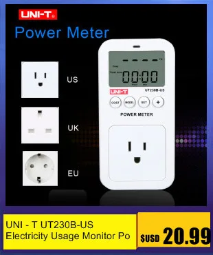 PEAKMETER PM6860 серия тестовая розетка er 110 В/220 В с GFCI RCD тест автоматический детектор электричества диагностический