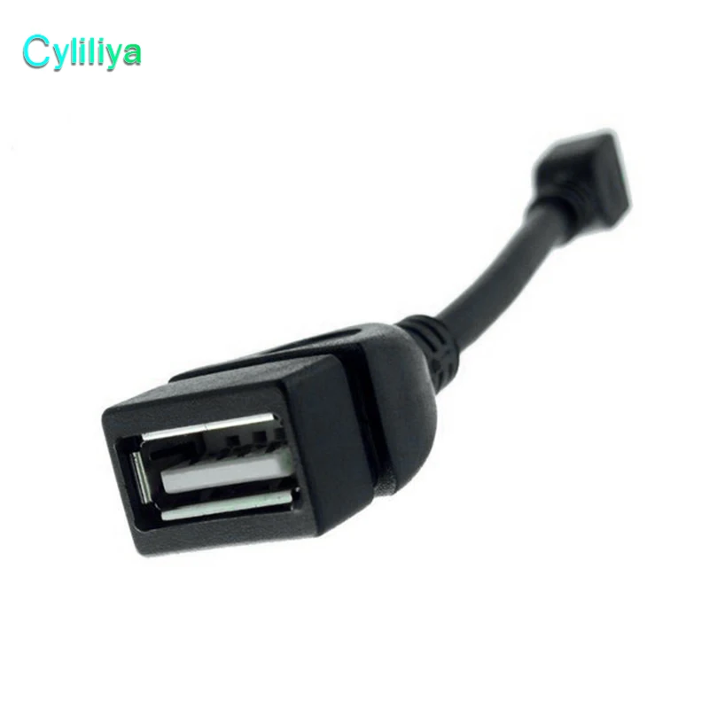 100 шт./лот микро USB хост кабель OTG 11 см 5pin mini usb кабели для планшетного ПК мобильный