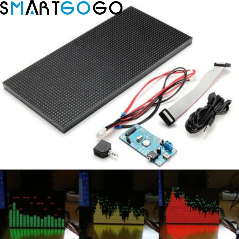 

MS3264 V3 Music Spectrum Display 6 Display Modes DIY LED Audio Spectrum for power amplifier amp KTV