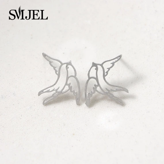 Модные аксессуары SMJEL 2017 ювелирные изделия милые серьги гвоздики в форме