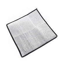 1 шт Складная складной Пикник пляжный матрац серебро Водонепроницаемый Алюминий Фольга полиэтиленовая Циновка для кемпинга походный матрац Pad