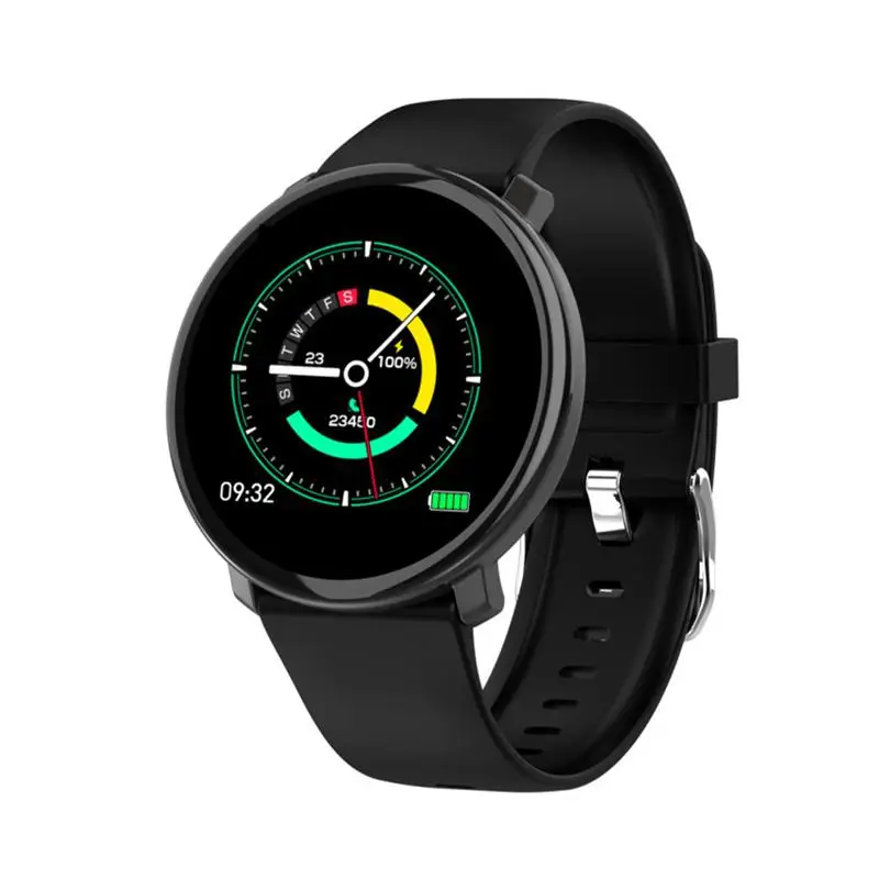 

M31 Color Screen Smart Watch Round Waterproof Wristband Silicone Bluetooth Call Message Reminder Heart Rate Monitor