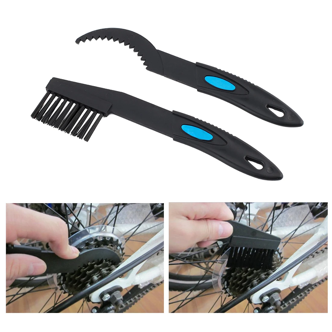 Buy New 2 PCS Bicycle Chain Clean Brush Cleaning Bike