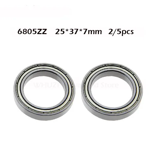 

2/5PCS 6805 6805ZZ 6805z 6805-2Z 6805Z 6805zz ZZ RZ 2RZ Deep Groove Ball Bearings 25 x 37 x 7mm High Quality