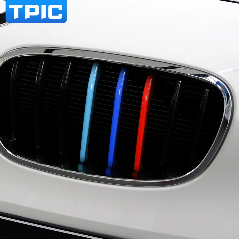 TPIC 3D Автомобильные Передние решетки отделка спортивные полосы чехол для BMW F20 F21 E87
