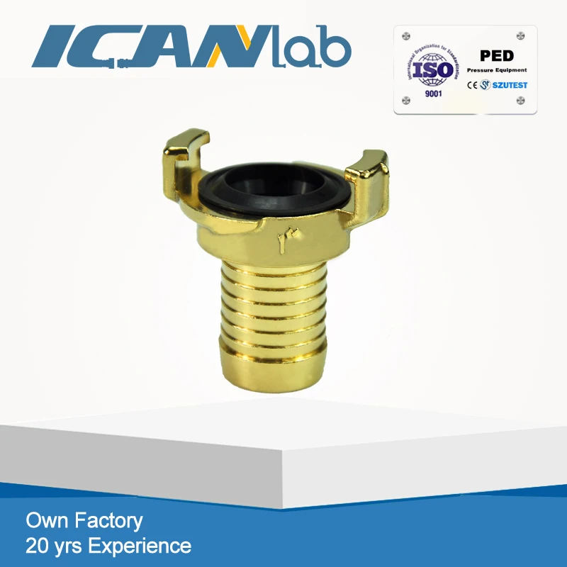 

German Style Brass Coupling 3/4" Outside Threading Quick Coupling Geka