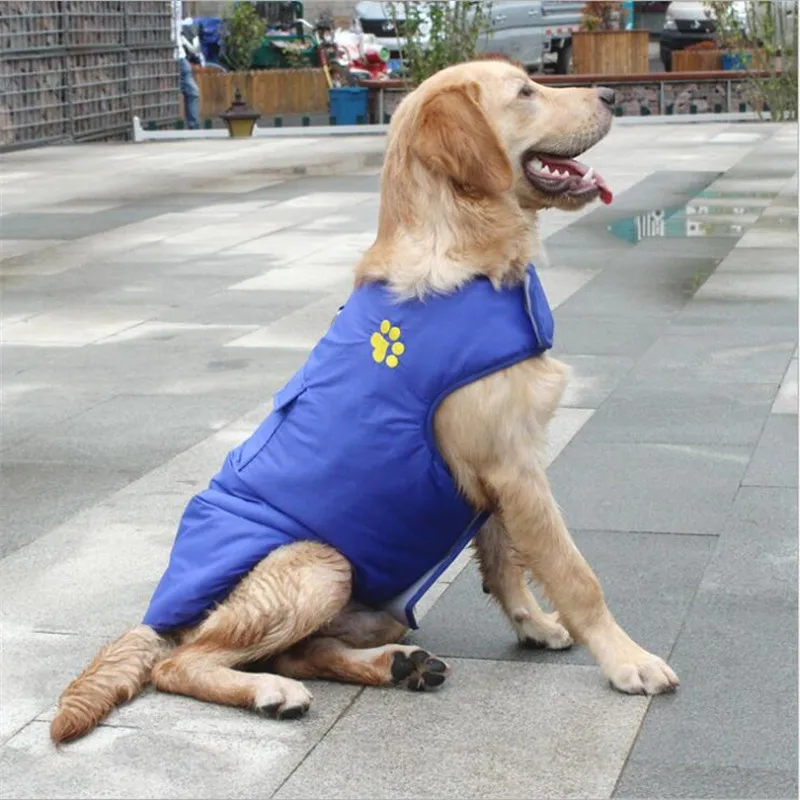 Double sided Pet Dogs Clothes Large Size Dog Clothing Golden Retriever