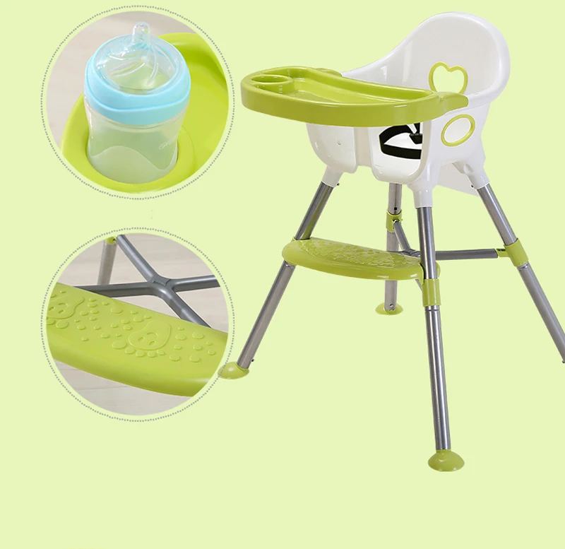 Baby Chair Portable Infant Seat For Children Long Legs Kids Can Shake Chairs Baby Eat Dining Chair Plastic Baby Safety Chairs