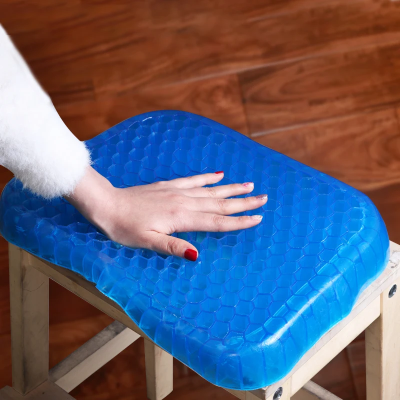 

Multifunction Gel Cushion Living Room Bedroom Sofa Chair Cushion Elastic Massage Cushion Breathable Cool Car Seat Cushion