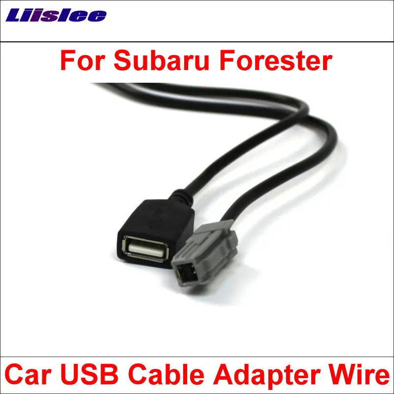 Liislee Original Plugs To USB Adapter Conector For Subaru Forester Car