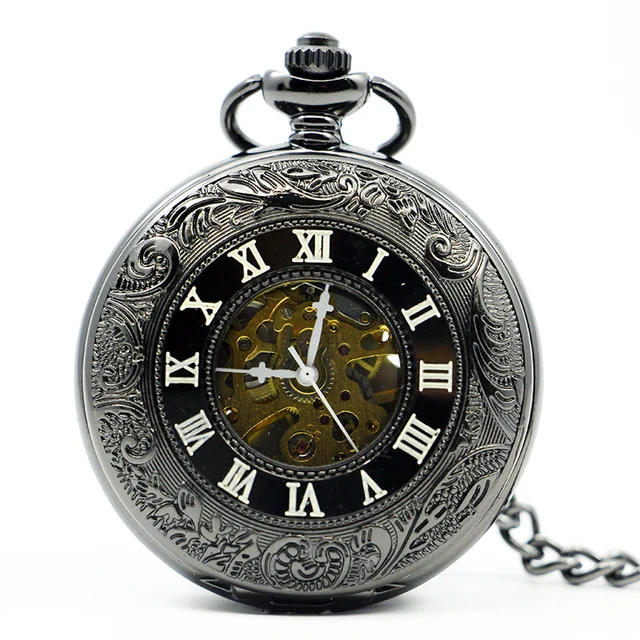 10pcs/lot Antique Rome Style Automatic Self-Wind Mechanical Pocket Watches For M 10pcs/lot Antique Rome Style Automatic Self-Wind Mechanical Pocket Watches For M
