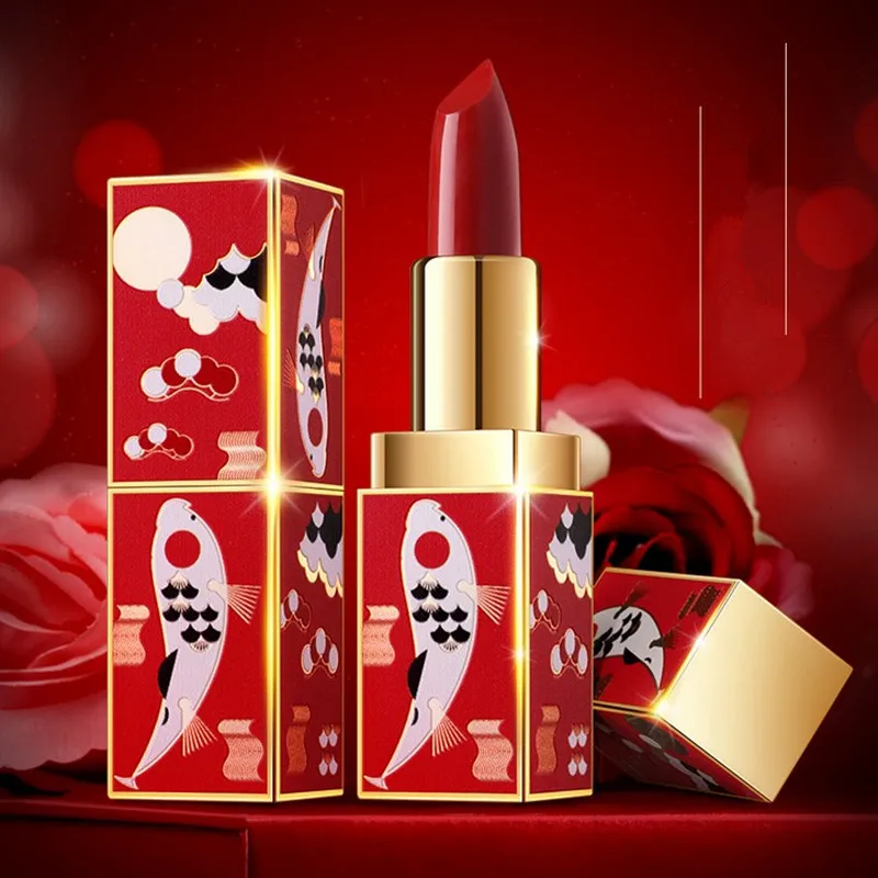 

6 Shades Waterproof Matte Moisturizer Lipstick Smooth Makeup Red Paint Pigment Long Lasting Lip Gloss Cute Sexy Cosmetics