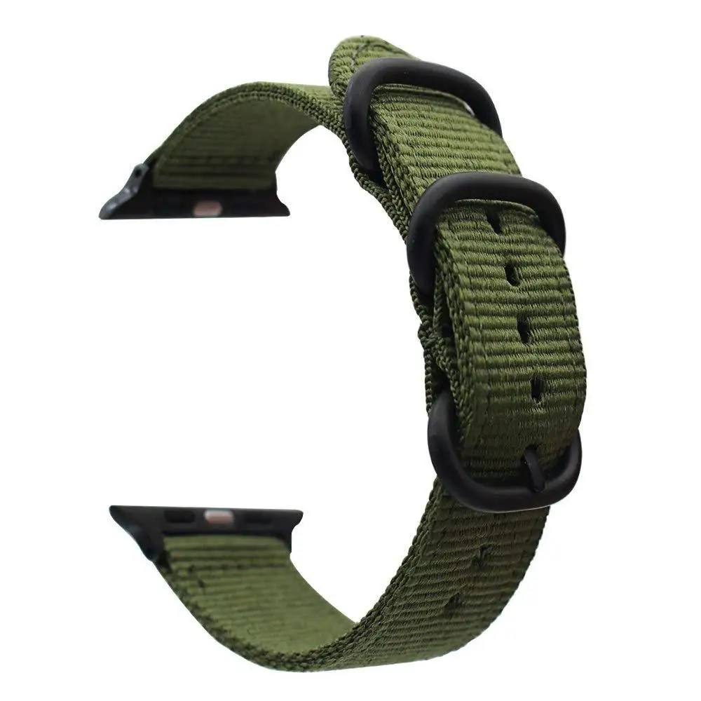 

Nylon Strap Applicable To Apple Watch Series 1/2/3/4 Nylon Watch Strap Apple Accessories Watch Band 38mm 40mm 42mm 44mm