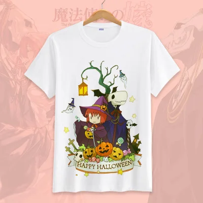 Новая футболка для косплея аниме Mahoutsukai no Yome Hatori Chise хлопковые топы с короткими