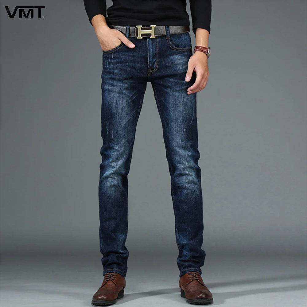 VMT Brand New Men Casual Business Jeans Stretch Elastic Cotton Skinny