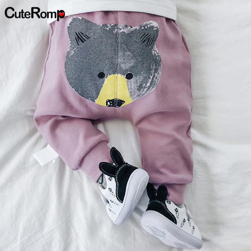 

Animal Baby Pants Boy Harem PP Pants for baby girl leggings Cotton Infant trousers Baby Bottom Girls Toddler clothes Wolf tiger