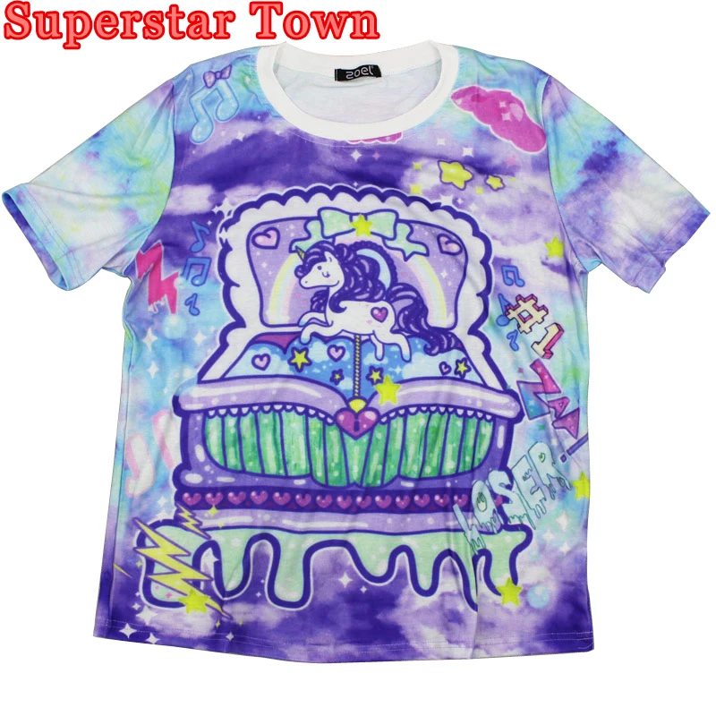 Harajuь Tiболка Зая My littl Едидуга Меваи Милчатные Женны Футу Тоы|women t-shirt|womens t-shirt