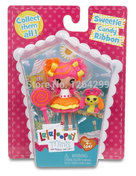 Новые куклы Lalaloopsy Minis для девочек, детские игрушки, украшения, рождественские подарки для детей - Цвет: Синий