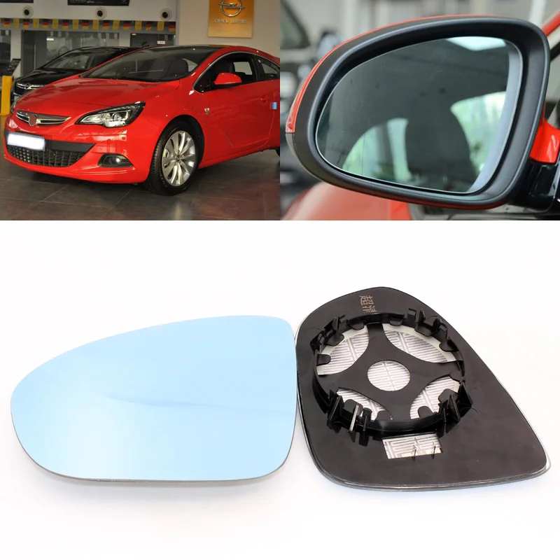 For Opel Astra 2005-2014 Side View Door Mirror Blue Glass With Base Heated 1 Pair | Автомобили и мотоциклы