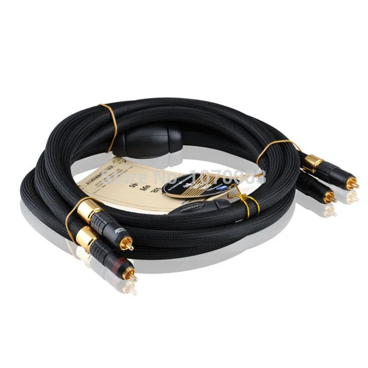 Hi Fi hi end hiend Choseal AA 5401 Audiophile 6N OCC HiFi кабель аналогового аудиосигнала RCAtoRCA 1 5 м не DIY