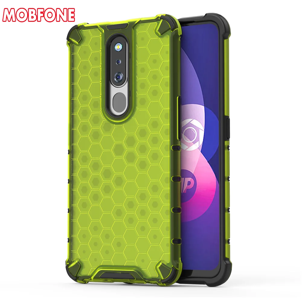 Чехол Oppo F11 Pro сотовая кожа Прочный Гибридный армированный чехол для чехлы из