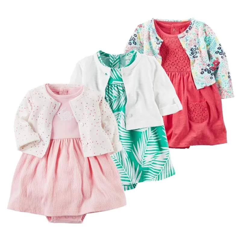 Drinkmangosteen Comprar 18 Primavera Verano Bebe Nina Ropa Romper 2 Unids Set Recien Nacido De Algodon Infantil Conjuntos Mono Online Baratos