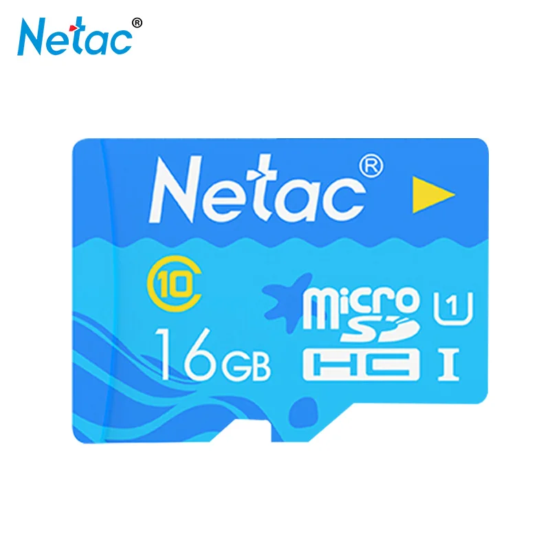 Дешевый Netac высокая скорость Micro SD Card 16 ГБ, 32 ГБ, 64 ГБ карты памяти UHS I U1 до 80 МБ с. карты памяти Microsd карты SD для смартфонов Tablet