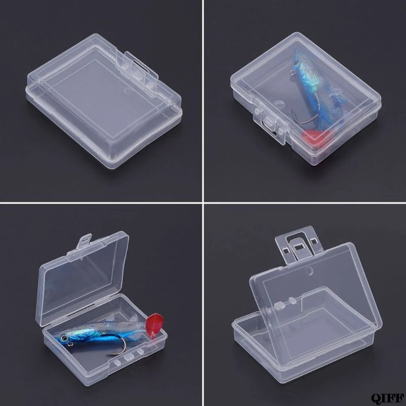 

Drop Ship Fishing Bait Storage Box Lure Container Case Portable Transparent Plastic Tackle May29
