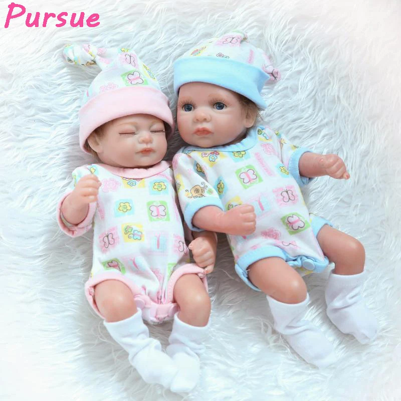 Purse 11"/26cm Full Body Soft Vinyl Newborn Baby Doll