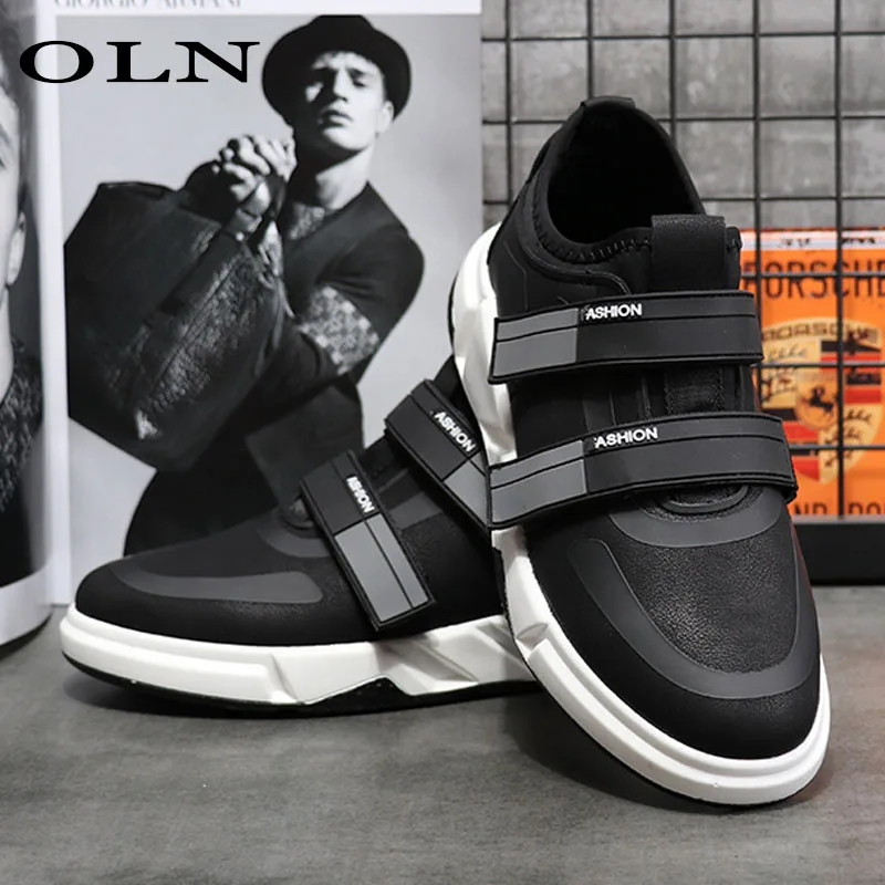 

OLN New Sport Shoes For Men Flat With Outdoor Athletic Walking Shoes Super Light Men's Shoes Brand Skateboarding Shoes Allmatch