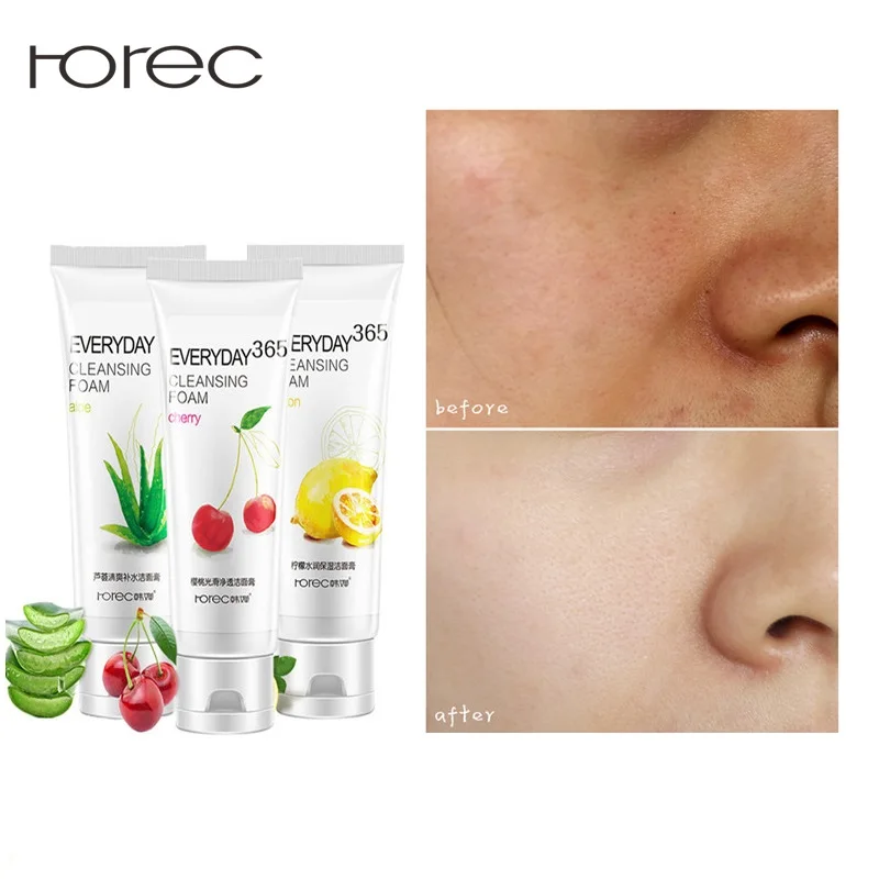 

ROREC 100% Plant Pure Deep Cleansing Oil Face Cleaner Shrink Pores Face Wash Oil Whitening Moisturizing Facial Cleanser 120ml