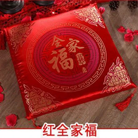 Китайская Красная подушка на спинку сиденья, год, День Святого Валентина, свадебные подарки, домашний декор, диван, мягкая подушка на коленях - Цвет: Cushion