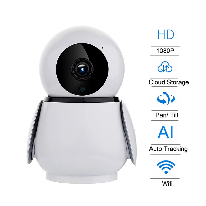

HD 1080P Cloud Storage Wireless IP Camera Intelligent Auto Tracking Human Home Security Surveillance CCTV Network Wifi Cam