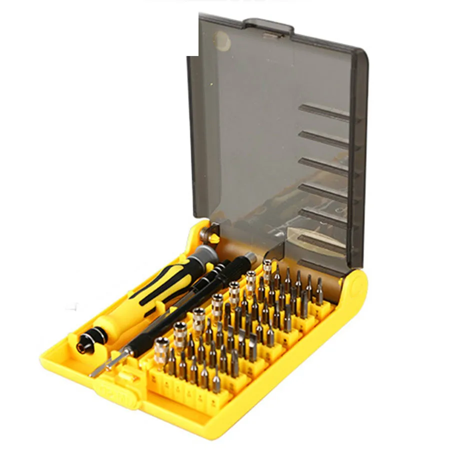 

45PCS/lot Precision Electron Torx MIni Magnetic Screwdriver Tool Set hand tools Kit Opening Repair Phone Tools