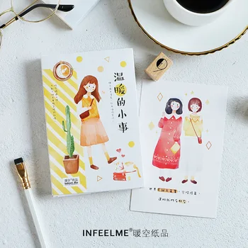 

30 Pcs/Set Warm Little Things Series Paper Postcard Greeting Card Birthday Gift Card Message Card