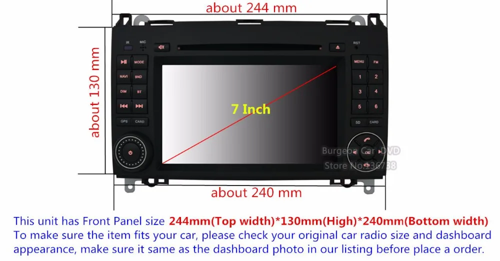 Perfect 7"Android 9.0 PX6 4G+64G Car Multimedia Player For Mercedes Benz Sprinter W169 W245 W906 B200 Viano Vito W639 Sprinter GPS Radio 2 Perfect 7"Android 9.0 PX6 4G+64G Car Multimedia Player For Mercedes Benz Sprinter W169 W245 W906 B200 Viano Vito W639 Sprinter GPS Radio 2