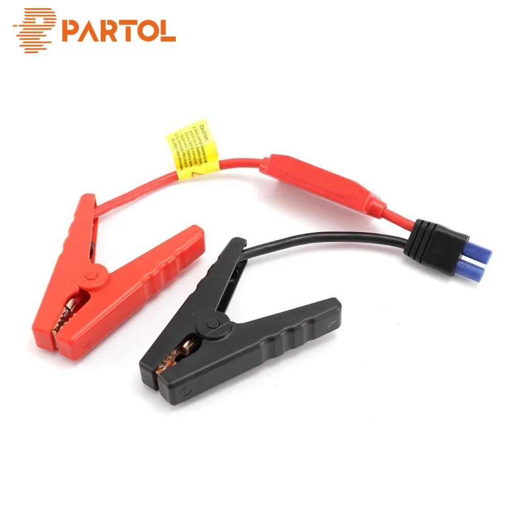 

Partol With EC5 Plug Connector Emergency Lead Cable Battery Alligator Clamps Clip For Car Trucks Jump Starter Alligator Clip 12V