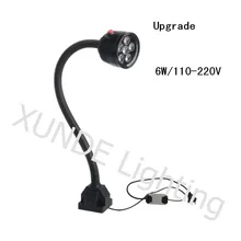 Светодиодный машинный светильник s IP68 болт на промышленный светодиодный фонарь рабочий светильник ing с Gooseneck для центра токарного станка с ЧПУ, фрезерный, сверлильный светильник s